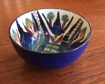 oyal Copenhagen Fajance Bowl by Marianne Johnson