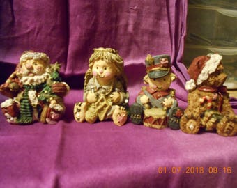 Christmas Figurines - Set of 4
