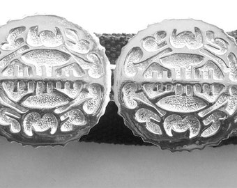 1975 Vintage Mimi di N Silver Plated Belt buckle
