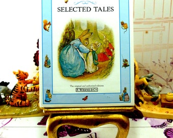 Beatrix Potter Selected Tales Peter Rabbit, Timmy Tiptoes Johnny Town Mouse and more Vintage Childrens Book