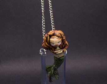 Necklace Little Mermaid zen in the jar