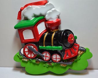 Personalized Christmas Ornament Choo Choo Train