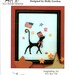 Mr. Patriotic Black Cat Red White Blue Flag Top Hat Neck Ribbon Stars Fireworks July Fourth Counted Cross Stitch Craft Pattern Leaflet SG-21