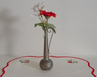 Vintage Pewter Bud Vase from Oslo Metal, Norway