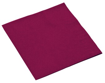 50ct Burgundy Beverage Disposable Napkin, Wedding Napkins, Napkins, Beverage Napkins, Wedding, Party, Wedding Supplies, Party Supplies