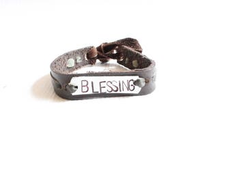 Leather cuff-Leather bracelet-Boyfriend gift--African bracelet-Maasai bracelet-Mens bracelet-African jewelry-Kenyan bracelet-Maasai jewelry