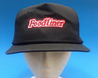 Vintage Foodliner Trucker SnapBack Hat trucking company 1980s Adjustable