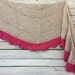 CAT PAW hand-knitted wool blend Shawl
