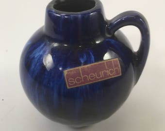 Scheurich 410-7 blue vase
