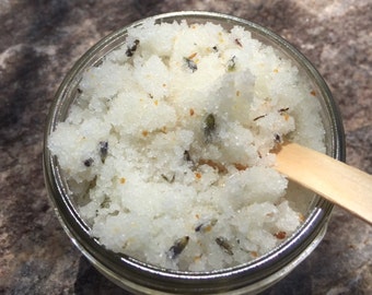 DIY Kit - Create your Own Sugar Scrub - Lemon Zest Sugar Scrub and Lavender Sugar Scrub - Craft Kit - Essential Oil Sugar Scrub - DIY Kit