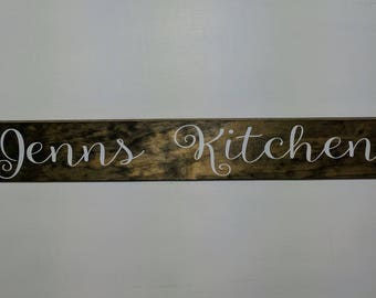 Custom kitchen sign, custom wood sign, custom wooden sign, custom, custom painted sign, wood sign, wooden sign, wood plaque, custom gift