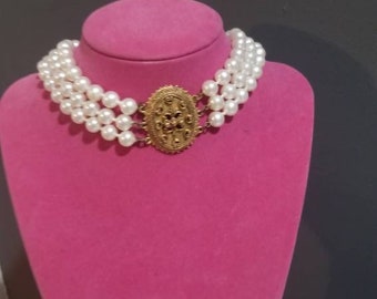 Vintage Florenza Choker Necklace