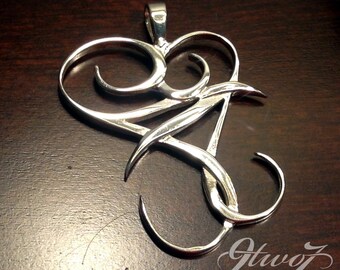 Embrace Silver Heart Pendant Necklace, .925 Sterling Silver Jewelry - FREE Shipping