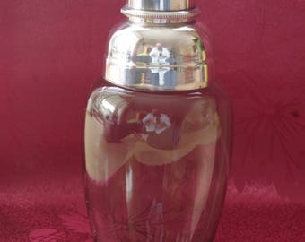 30s Cocktail Shaker - Smoked glass - Martini Shaker - vintage - Barware - Shaker - Germany - Hand Made