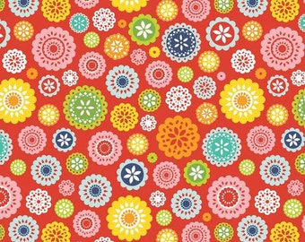 Lazy Day Red Floral - 1/2 Yard - Lori Whitlock for Riley Blake