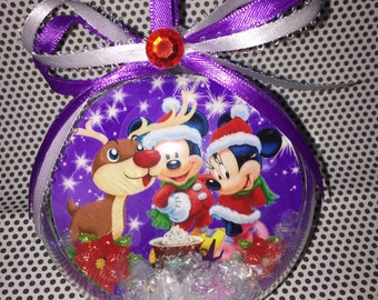 Mickey & Minnie Mouse ornaments