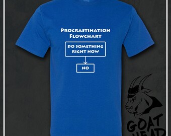 Procrastination, Funny Tshirts, Sarcasm, Mens Funny Tshirts, Sarcastic, Humor, Gift for Men, Husband Gift, Boyfriend Gift, Science, T-shirt