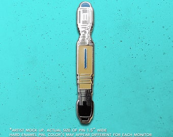 Sonic Screwdriver / Doctor Who / Dr Who / Whovian / Hat Pin / Lapel Pin / Hard Enamel / Pin / Lapel Geek Pin