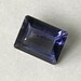 Iolite Faceted Emerald cut 8x10 mm appx. Fine quality, Blue as saphire, aaa quality, 100% natural