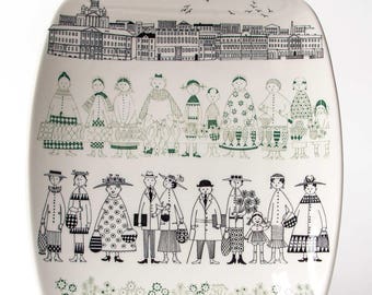 Arabia Finland Kauppatori Serving Plate