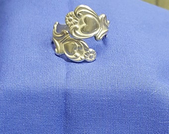 sterling silver spoon ring