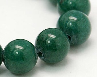 Green Mashan Jade Beads 4∼10mm Strand 15.5"-38cm Green Candy Jade Green Mountain Jade Green Jade Green Mashan Stone