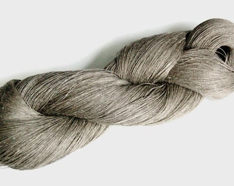 Linen yarn, pure flax yarn, natural Lithuanian flax linen yarn for any crafts, flax linen, raw linen yarn, grey linen yarn, raw linen yarn