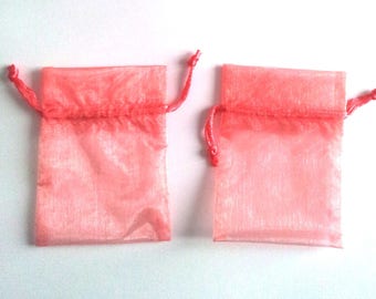 sleeves 15 - pink - ORGANZA - 7 X 10 CM T3
