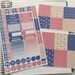 February Planner Stickers - Navy & Pink - Functional Kit with Large Boxes and Washi