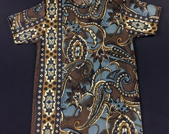 PAISLEY SILK T-SHIRT