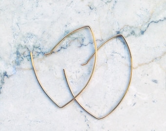 Earrings/Gold plated/hoops/hoops/modern/935 Silver