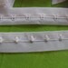 clasps and hooks white corset, corset couture creation tape