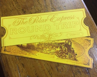 Polar Express Printable Tickets