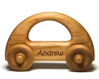 Wooden Toy Car, Personalized Wood Toy Car, Personalized Toy Gift, Baby Shower Gift, Nursery Decor