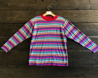 Vintage 80s L/S Striped T-shirt