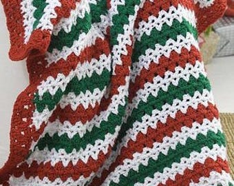 Crochet Christmas Blanket,Crochet Christmas Afghan,Crochet Christmas Throw,Holiday Blanket,Holiday Afghan,Holiday Throw,Blanket,Afghan,Throw