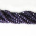3MM Faceted Rondelle stone beads in Vintage Violet Colour-EMB4127