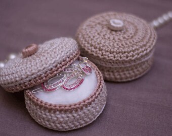 Crochet Pattern - Crochet small jewelry box - INSTANT DIGITAL DOWNLOAD