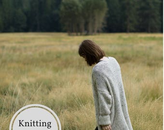 Banff Oversized Cardigan Knitting Pattern | Knitted Cardigan Pattern | Knit Sweater Pattern | Oversized Sweater Knitting Pattern | Fall Knit