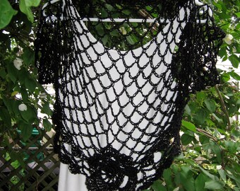 Summer Midnight Shrug Pattern Instant Download Women Teens Bolero Cardigan Sweater