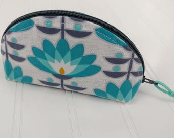 Dumpling Zipper Pouch - Graphic Flowers