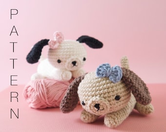 Amigurumi crochet puppy dog PATTERN ONLY (English)