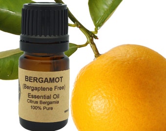 Bergamot Essential Oil (Bergaptene Free) 5 ml, 10 ml or 15 ml