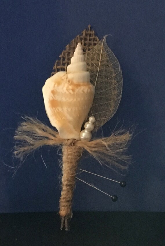 Shell Boutonniere