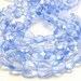 Light Sapphire Blue 6mm Heart Czech Glass Beads 50pc #1606