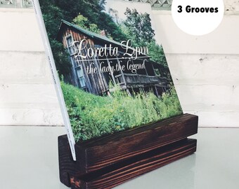 Now Playing Record Stand (3 Grooves)
