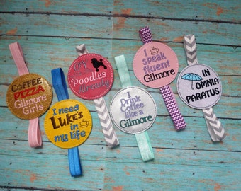 Gilmore Inspired Bookmarks! Planner Keeper! In Omnia Paratus! Oy With The Poodles Already! I Drink Coffee Like A Gilmore! Quality Embroidery
