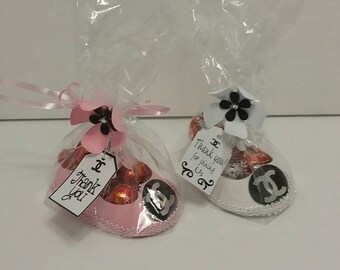 10 pc baby paper shoes favor box, baby shower favor box.