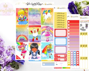 Rainbow Brite Planner Sticker Kit