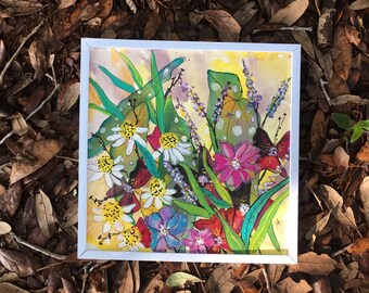 Summer on my mind- 8x8" - original acrylic painting